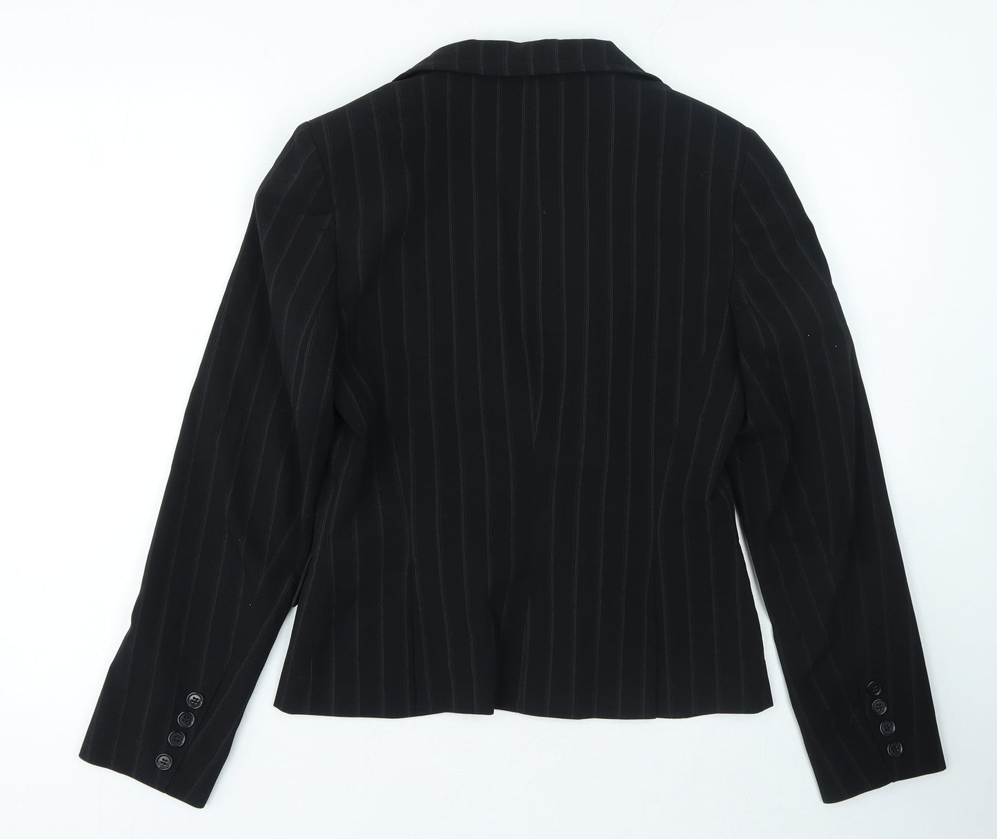 Womens UK Size 10 Internacionale Regular Black Blazer