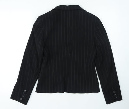 Womens UK Size 10 Internacionale Regular Black Blazer