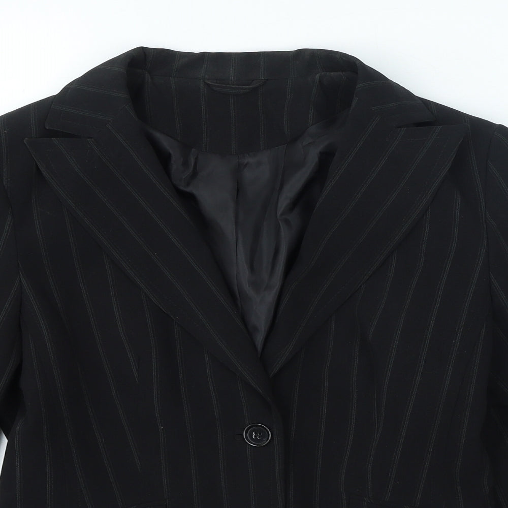 Womens UK Size 10 Internacionale Regular Black Blazer