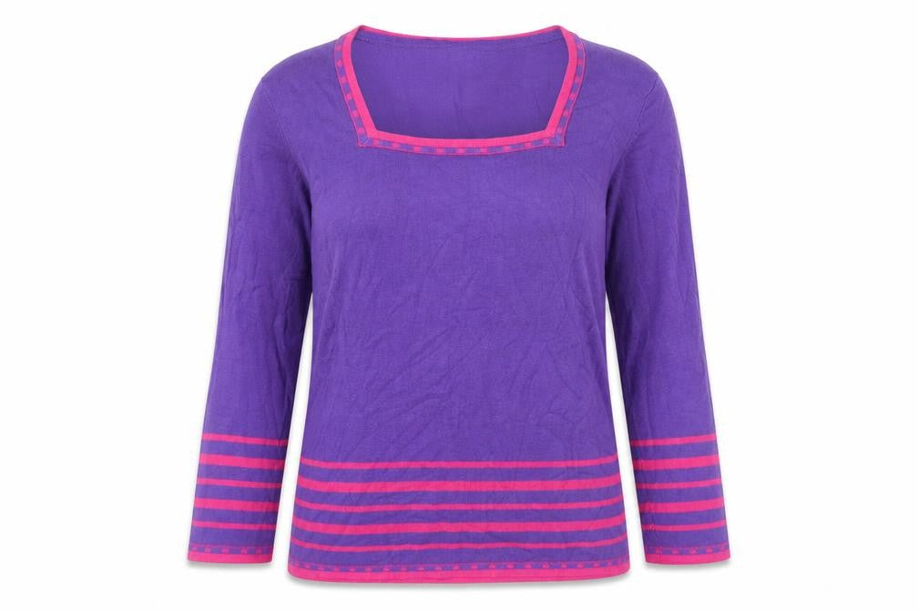 Womens UK Size 14 Autonomy Purple Pullover Jumper