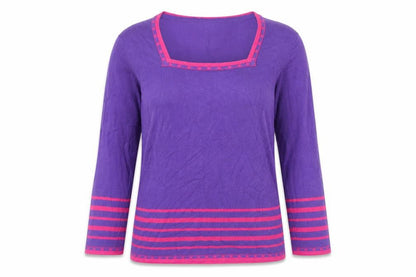 Womens UK Size 14 Autonomy Purple Pullover Jumper