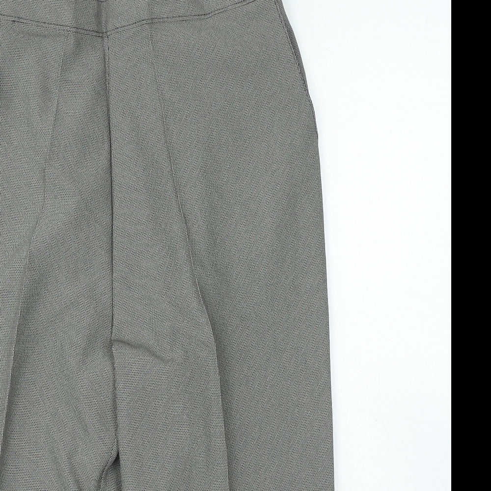 Womens UK Size 18 Saira Regular Fit Capri Black Trousers
