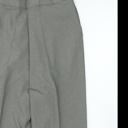 Womens UK Size 18 Saira Regular Fit Capri Black Trousers