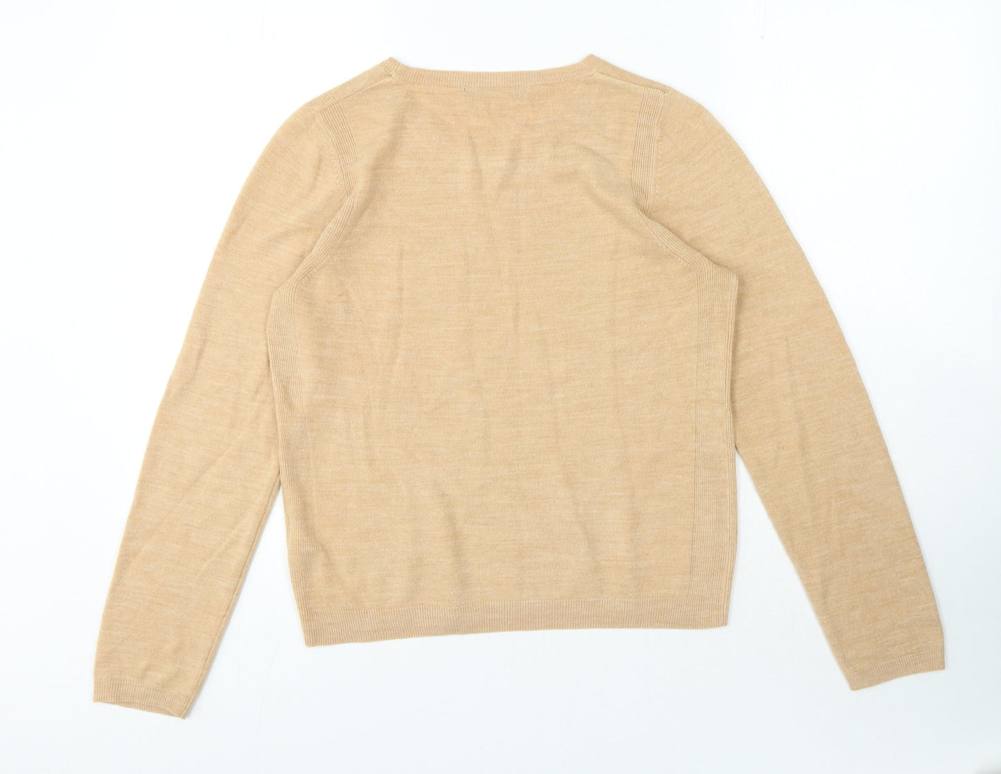 Womens UK Size 12 Marks and Spencer Brown Pullover Jumper
