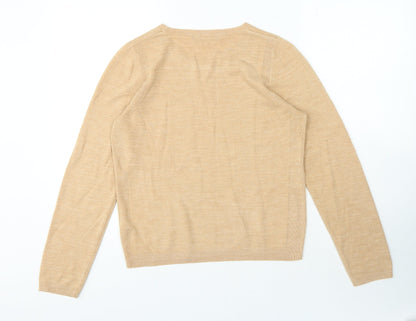 Womens UK Size 12 Marks and Spencer Brown Pullover Jumper