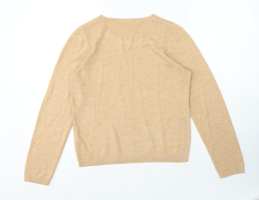 Womens UK Size 12 Marks and Spencer Brown Pullover Jumper