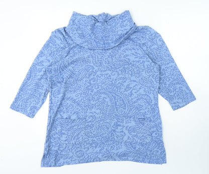 Womens UK Size M Preworn Blue Pullover Jumper
