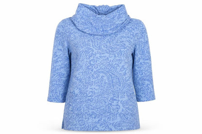 Womens UK Size M Preworn Blue Pullover Jumper