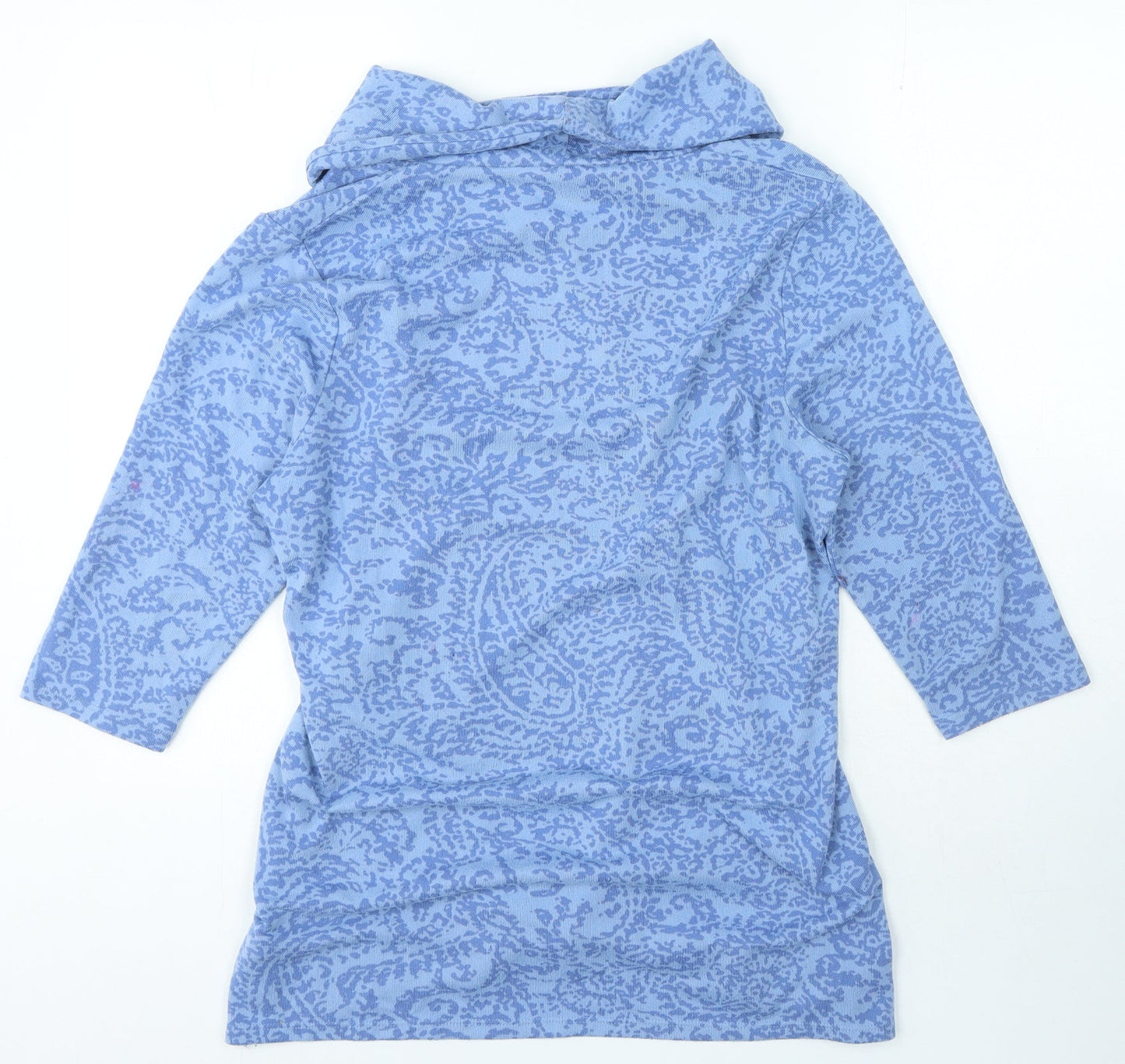 Womens UK Size M Preworn Blue Pullover Jumper
