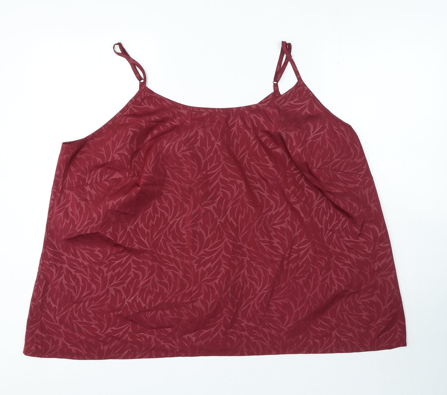 Womens UK Size  Simply Be Purple Camisole Blouse