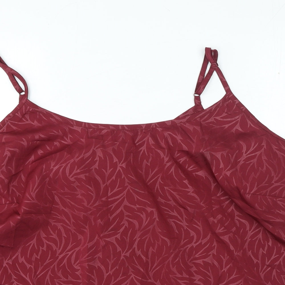 Womens UK Size  Simply Be Purple Camisole Blouse