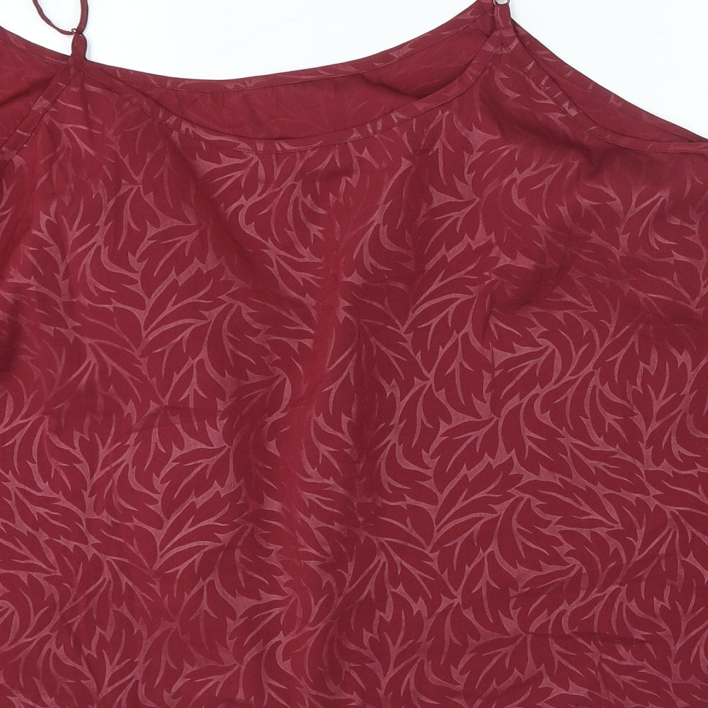 Womens UK Size  Simply Be Purple Camisole Blouse