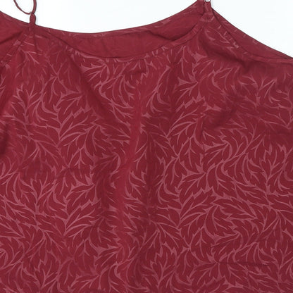 Womens UK Size  Simply Be Purple Camisole Blouse