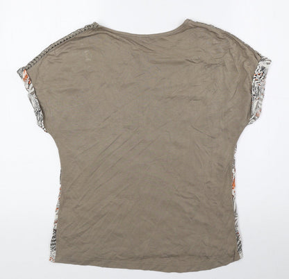 Womens UK Size 8 M&Co Brown Basic Blouse