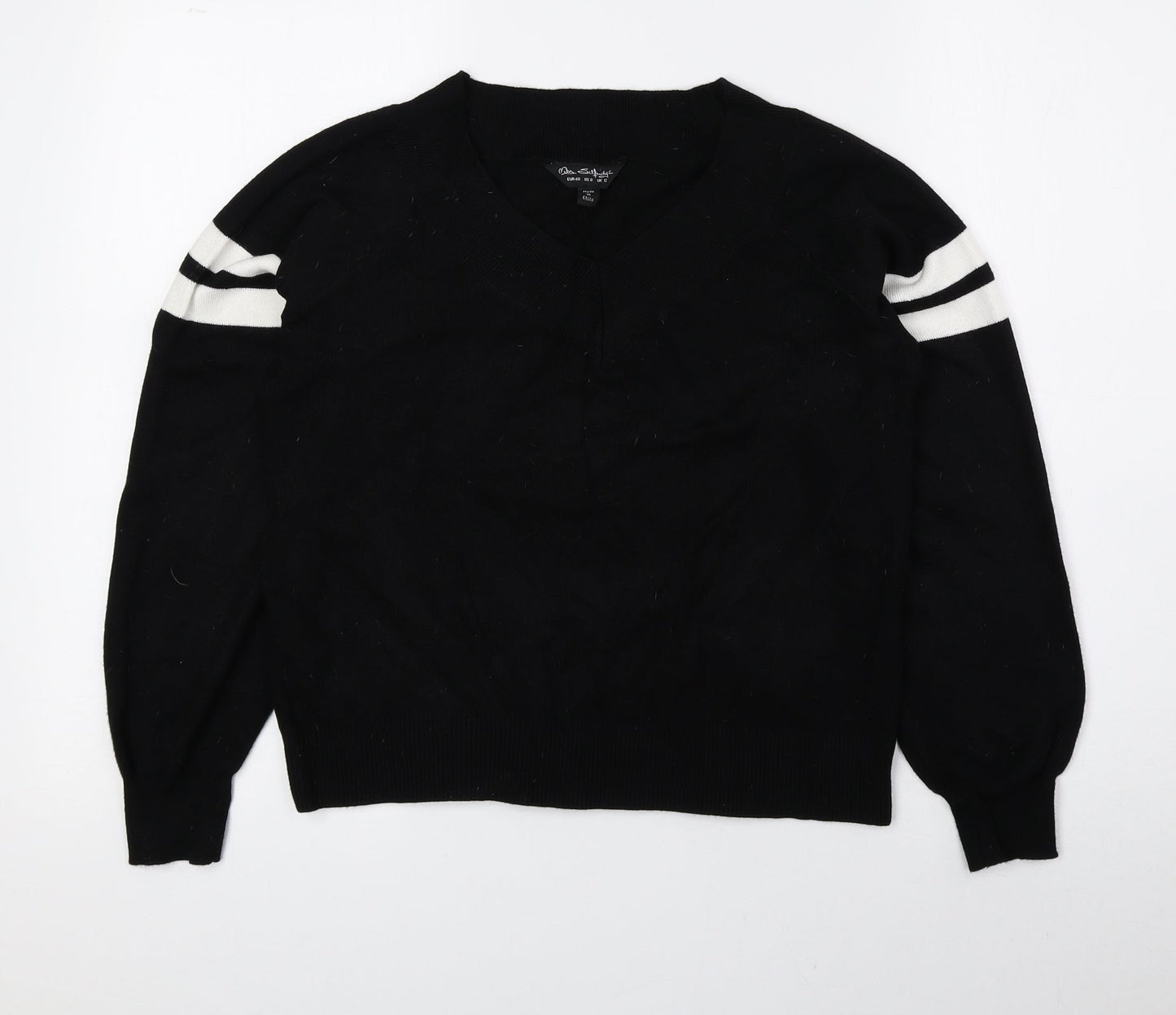 Womens UK Size 12 Miss Selfridge Black Pullover Jumper