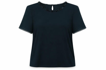 Womens UK Size XL CC Green Basic Blouse