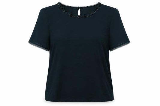 Womens UK Size XL CC Green Basic Blouse
