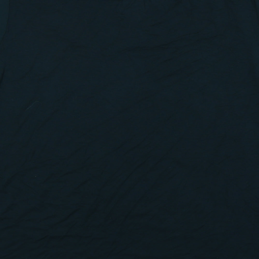 CC Womens Green Viscose Basic Blouse Size XL Round Neck