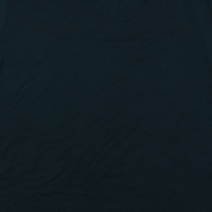 CC Womens Green Viscose Basic Blouse Size XL Round Neck