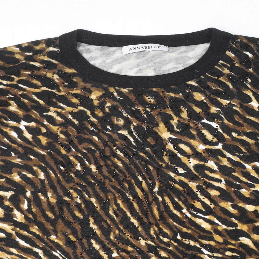 Womens UK Size L Annabelle Brown Pullover Jumper
