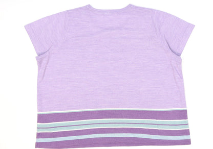Womens UK Size 22 Marks and Spencer Purple Pullover Jumper