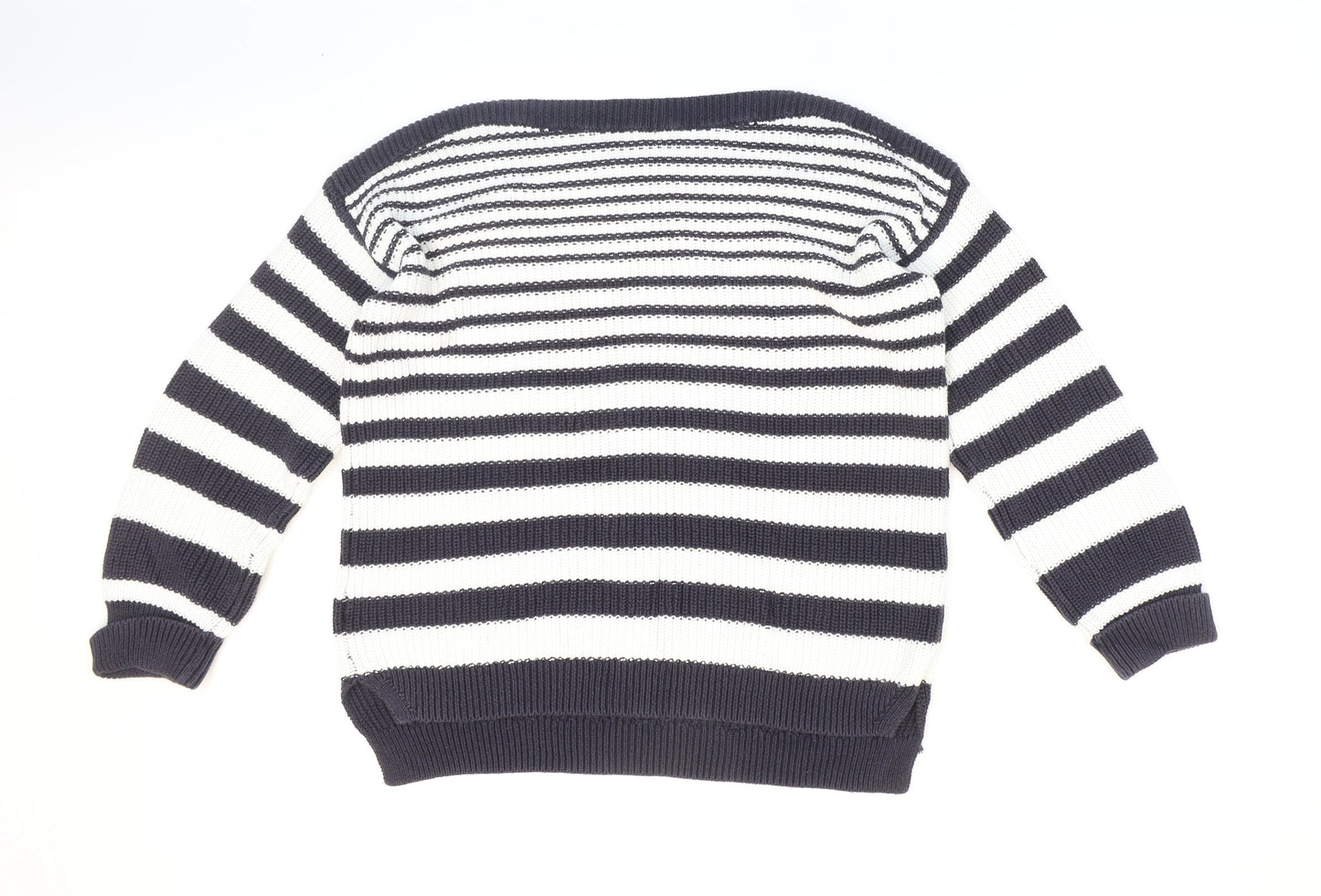 Womens UK Size M Marks and Spencer Blue Pullover Jumper