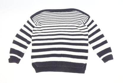 Womens UK Size M Marks and Spencer Blue Pullover Jumper