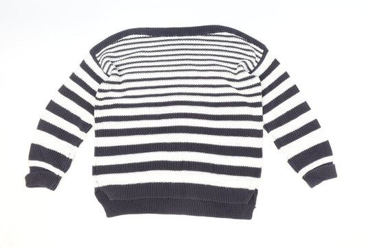 Womens UK Size M Marks and Spencer Blue Pullover Jumper