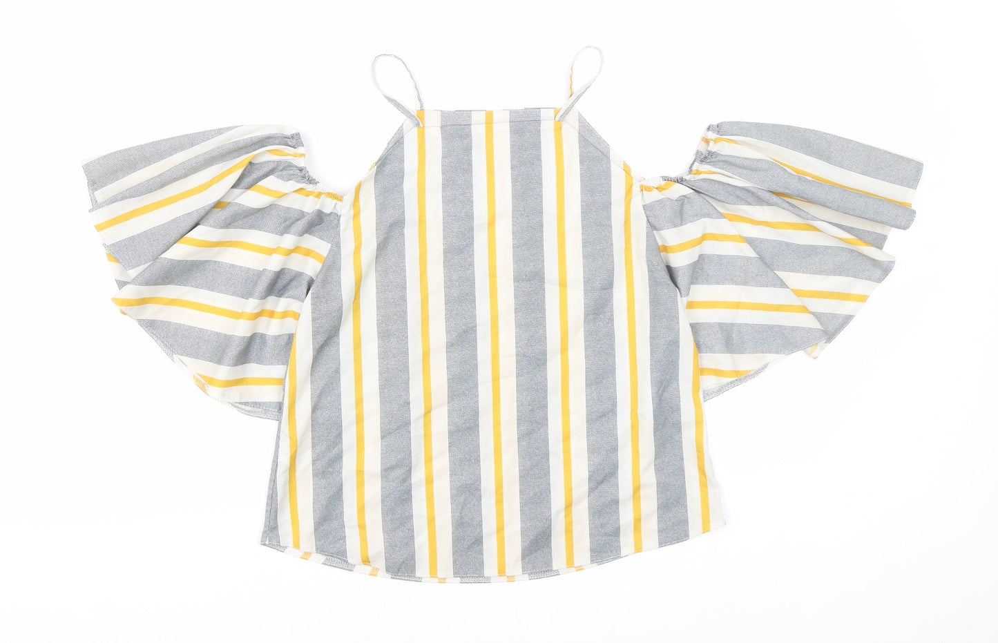 Womens UK Size 6 Select Yellow Basic Blouse