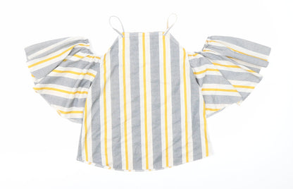 Womens UK Size 6 Select Yellow Basic Blouse