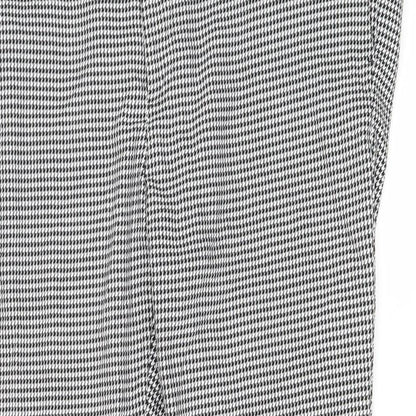 Burton Mens White Geometric Polyethylene Trousers Size 40 in L27 in Regular Zip