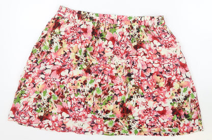 Womens UK Size 14 Spirit Flare Chiffon Skirt