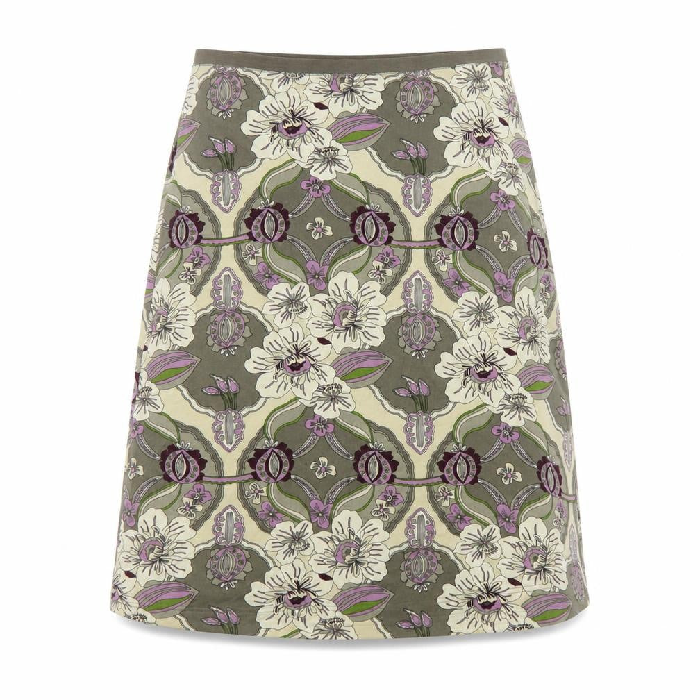 Womens UK Size L H&M A-Line Canvas Skirt