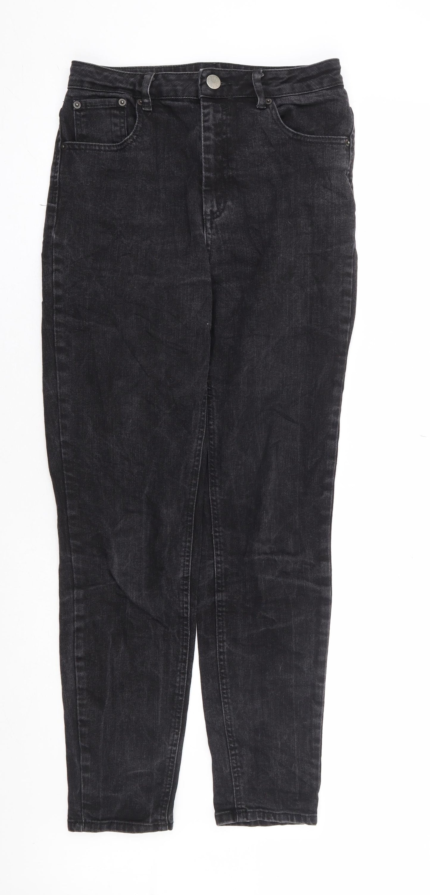 ASOS Mens Black Cotton Skinny Jeans Size 30 in L32 in Regular Zip