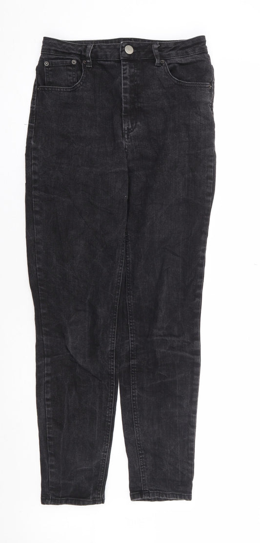 ASOS Mens Black Cotton Skinny Jeans Size 30 in L32 in Regular Zip