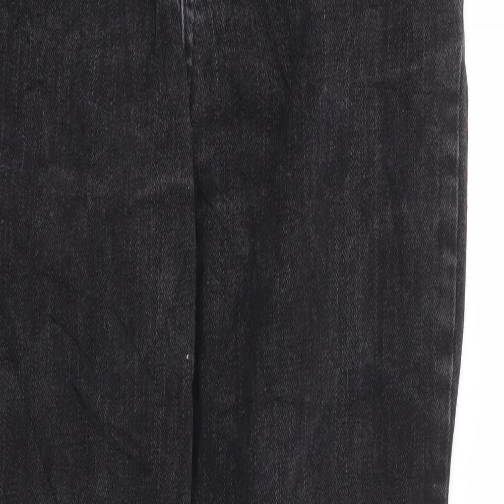 ASOS Mens Black Cotton Skinny Jeans Size 30 in L32 in Regular Zip