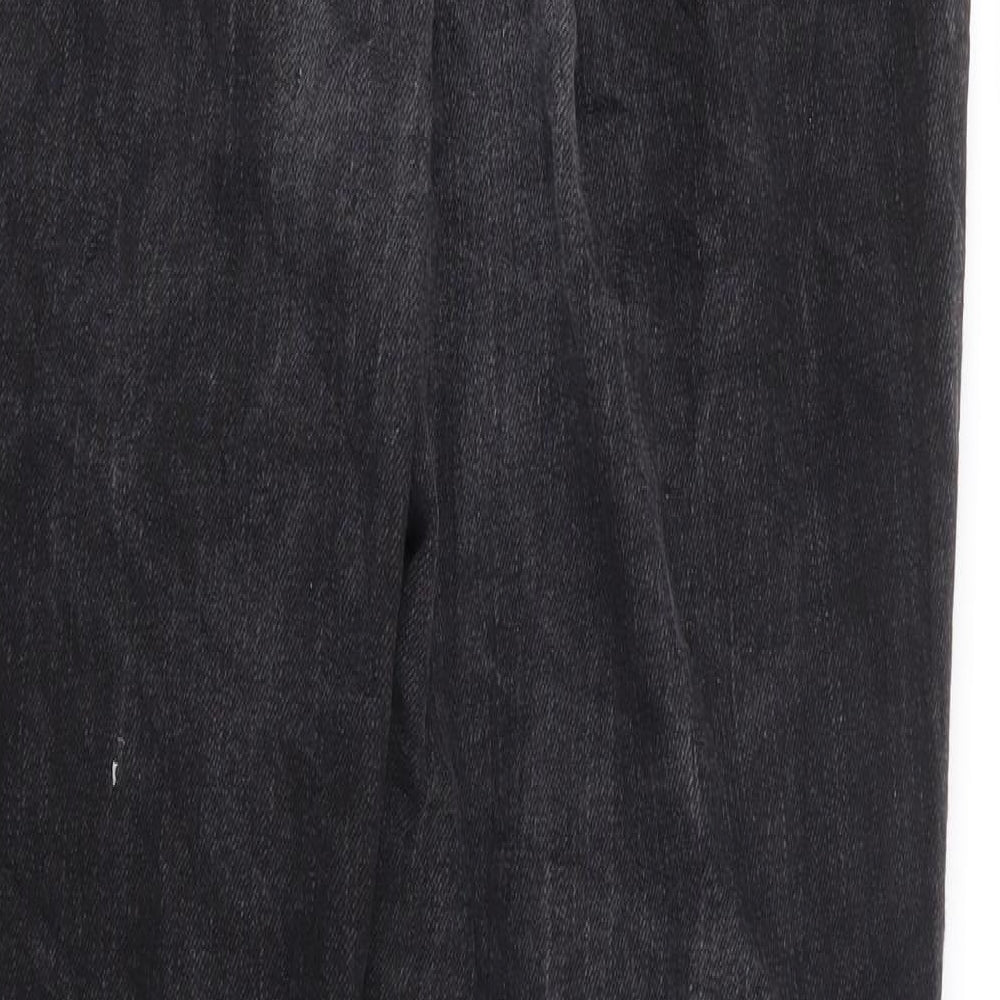 ASOS Mens Black Cotton Skinny Jeans Size 30 in L32 in Regular Zip