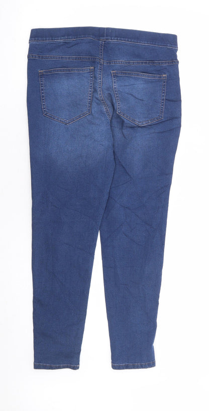 Womens UK Size 12 Marks and Spencer Regular Fit Flared Blue Jeans