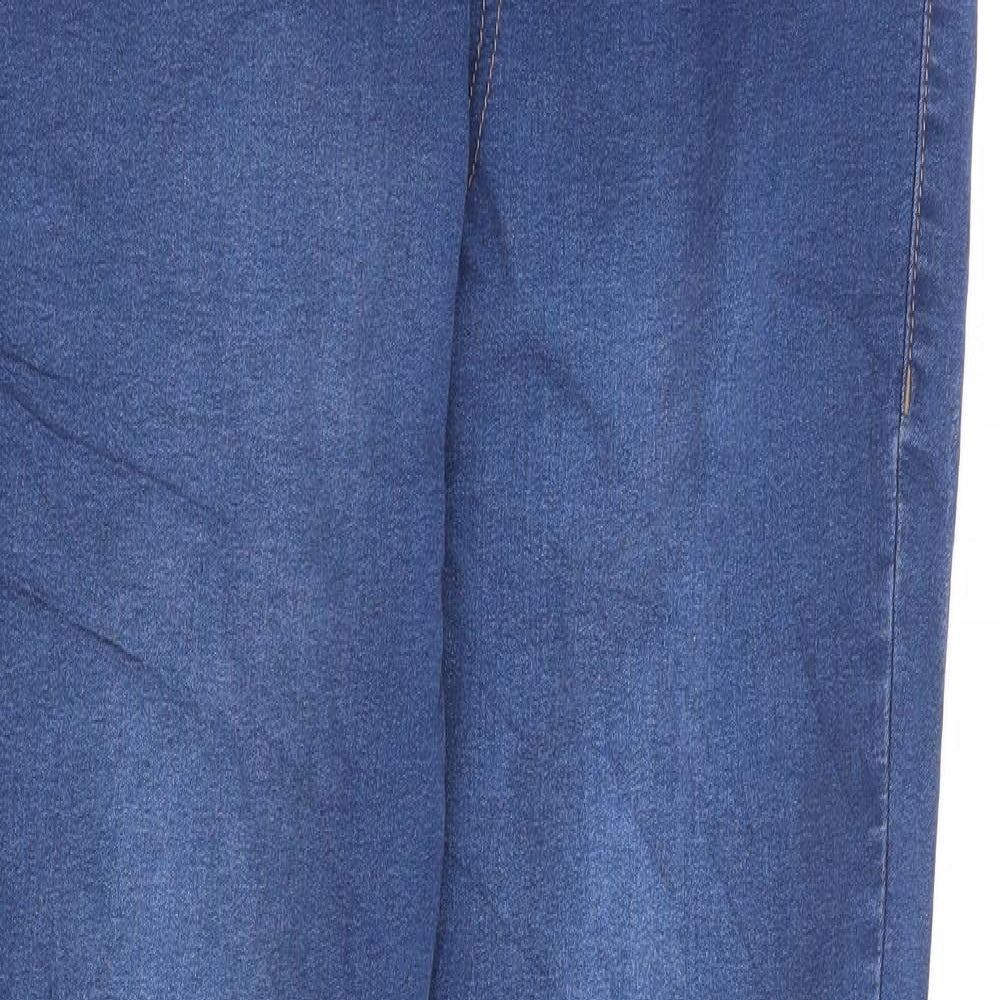 Womens UK Size 12 Marks and Spencer Regular Fit Flared Blue Jeans