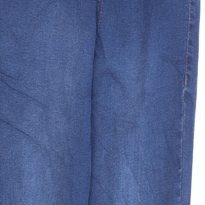 Womens UK Size 12 Marks and Spencer Regular Fit Flared Blue Jeans