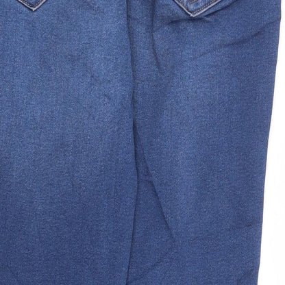 Womens UK Size 12 Marks and Spencer Regular Fit Flared Blue Jeans
