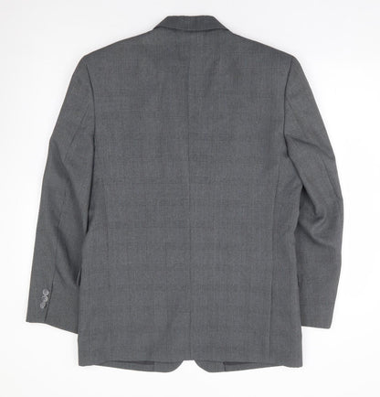 Mens UK Size 38 C&A Regular Grey Suit Jacket