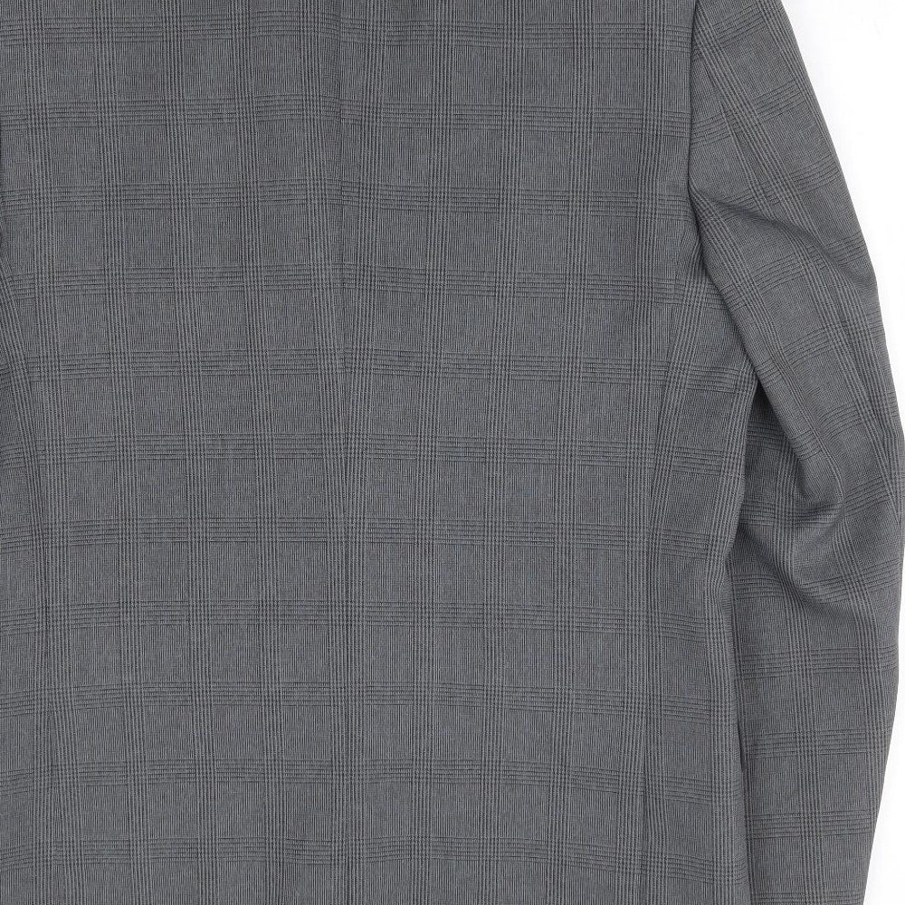 Mens UK Size 38 C&A Regular Grey Suit Jacket