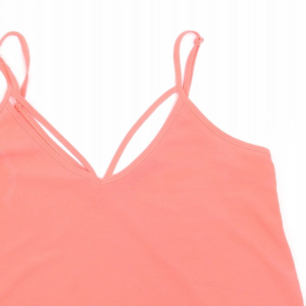 Womens UK Size 14 Select Pink Camisole Tank