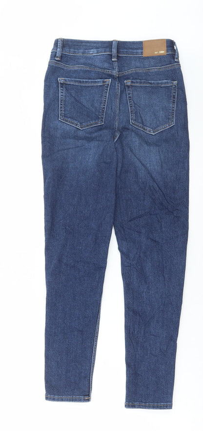 Womens UK Size 8 Marks and Spencer Regular Fit Skinny Blue Jeans