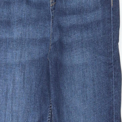 Womens UK Size 8 Marks and Spencer Regular Fit Skinny Blue Jeans