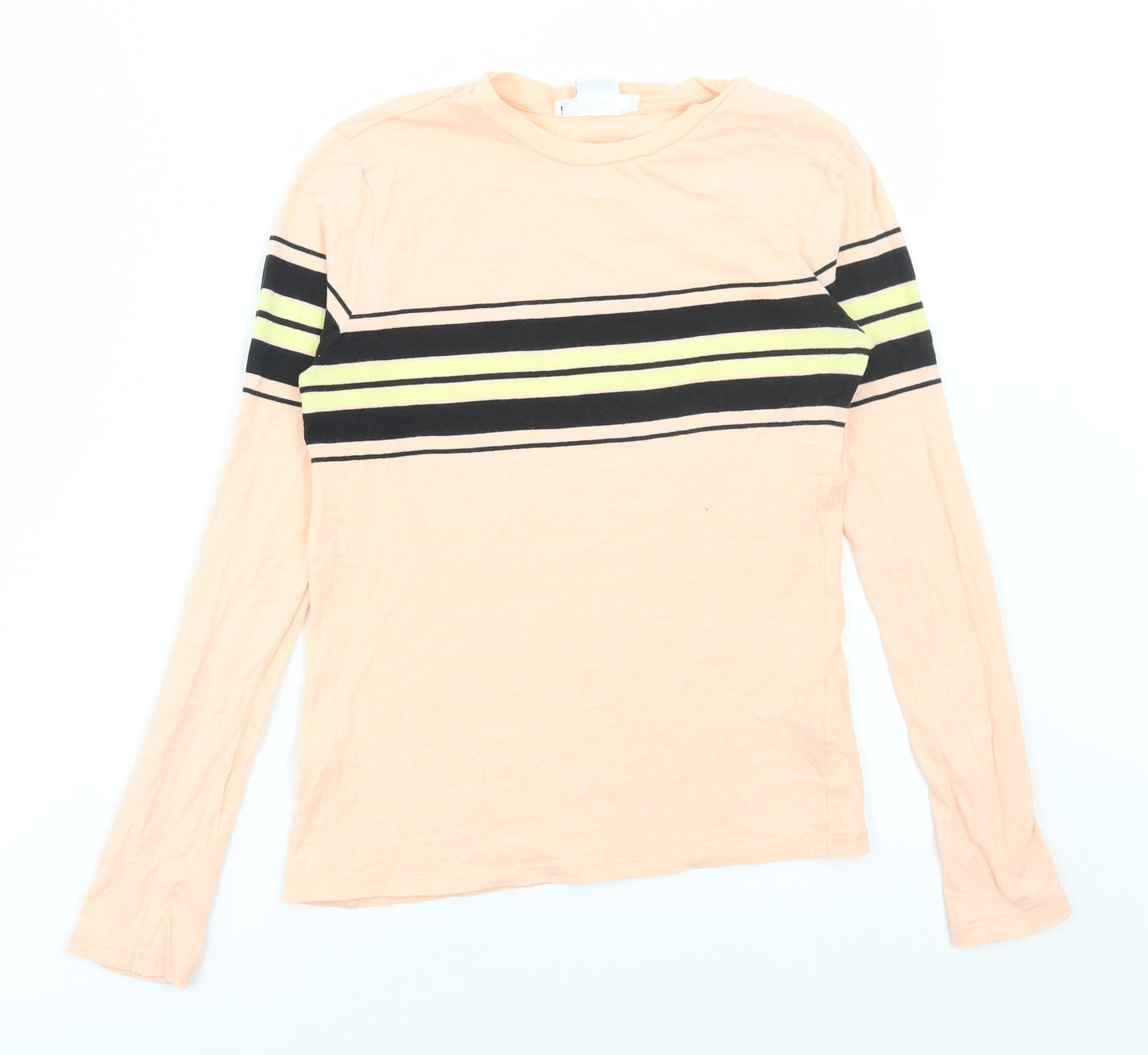 Womens UK Size S Cooperative Pink Basic T-Shirt
