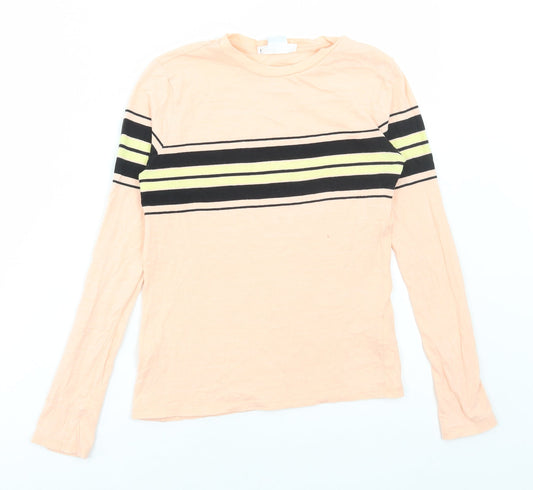 Womens UK Size S Cooperative Pink Basic T-Shirt