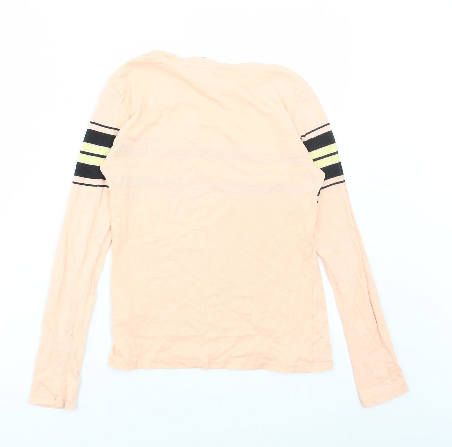 Womens UK Size S Cooperative Pink Basic T-Shirt