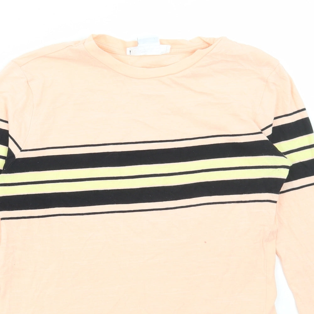 Womens UK Size S Cooperative Pink Basic T-Shirt